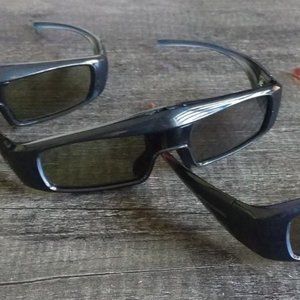 3 pairs of Panasonic TY-EW3D3 3D active shutter glasses